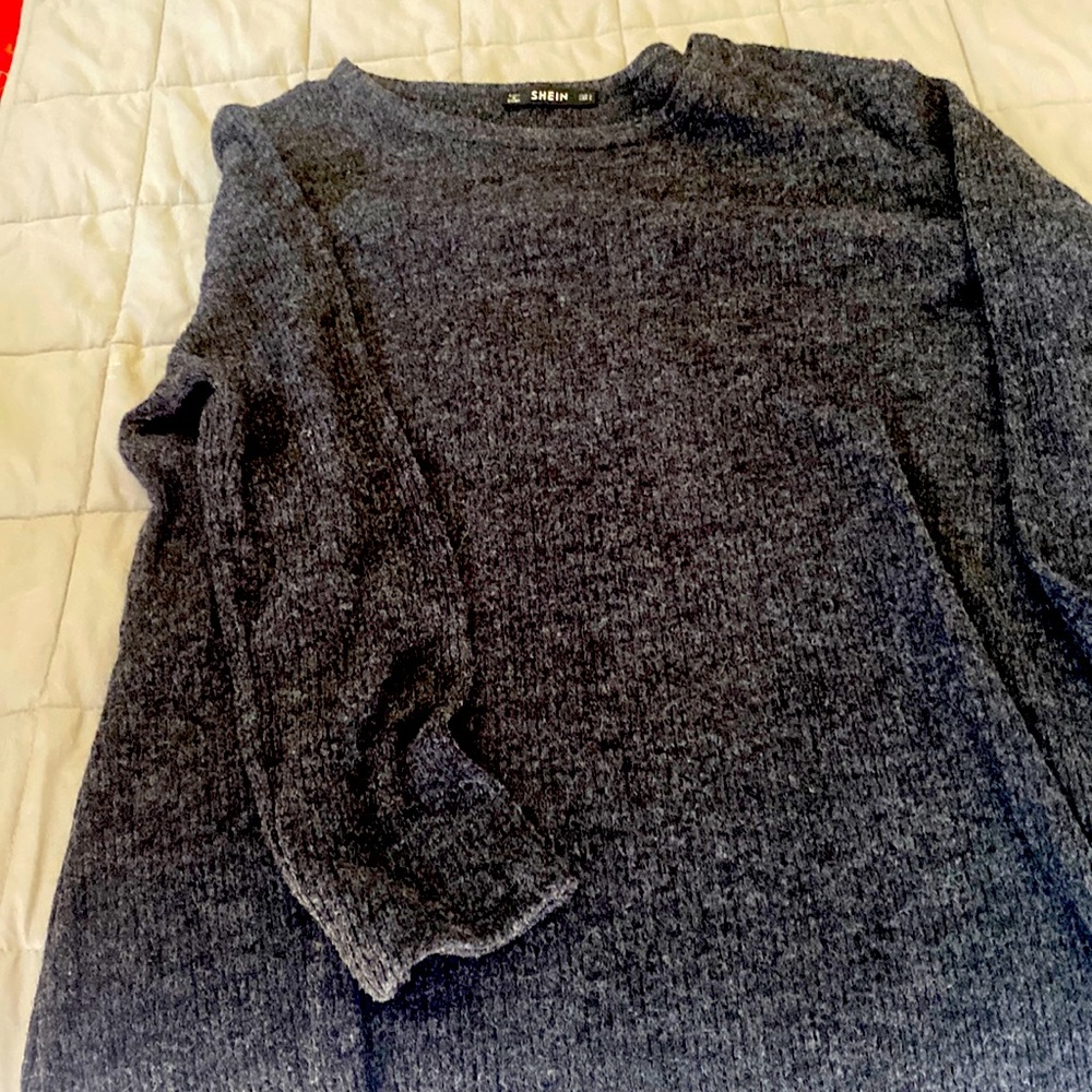 Long sleeve gray dress size L